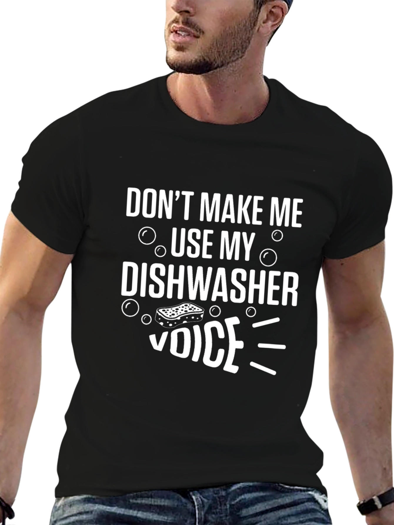 Dishwasher Voice Funny Graphic Tee
