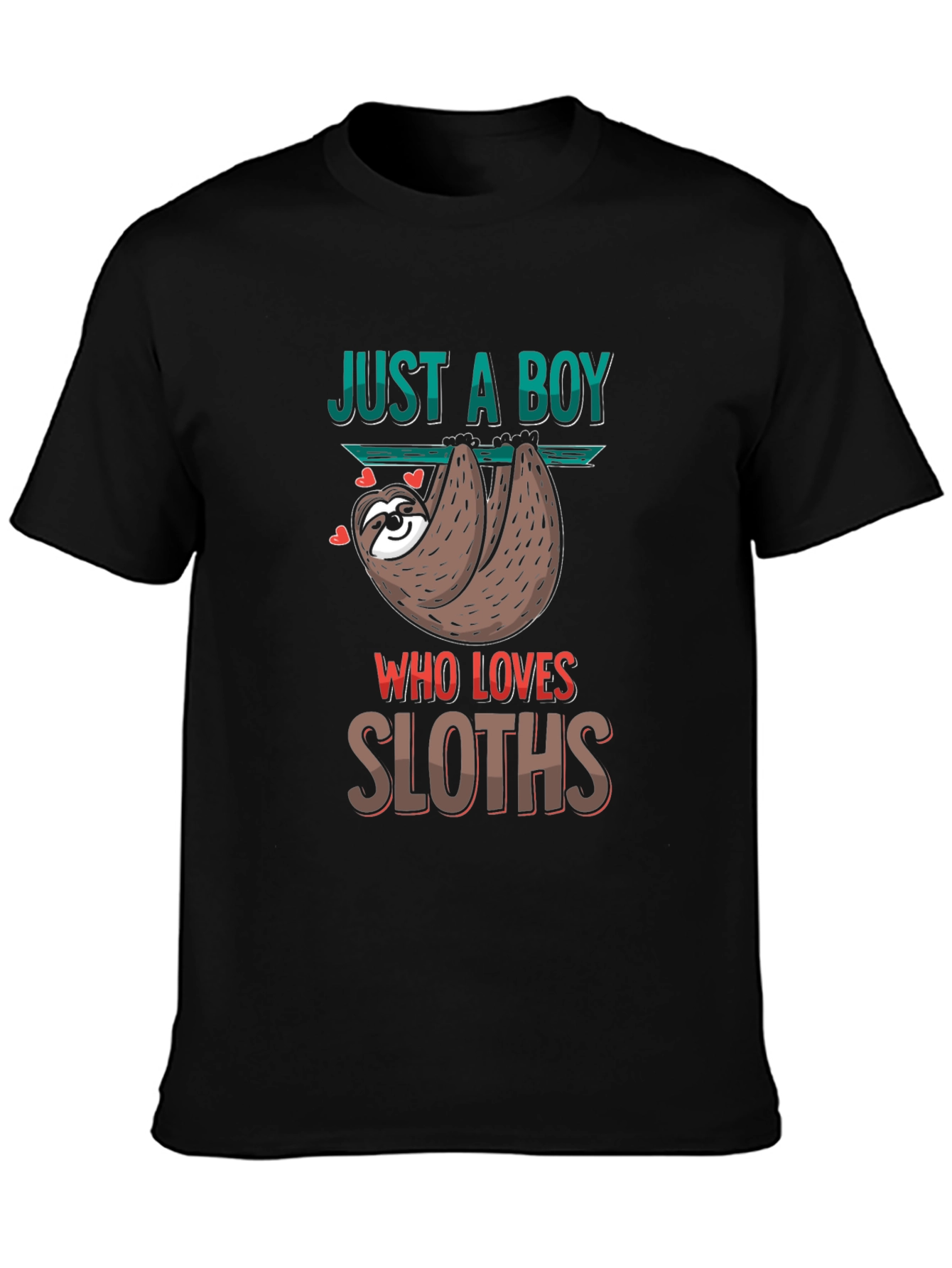 Just A Boy Who Loves Sloths T-Shirt
