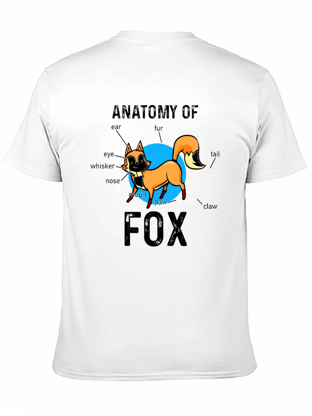 Anatomy of Fox Black Graphic Tee