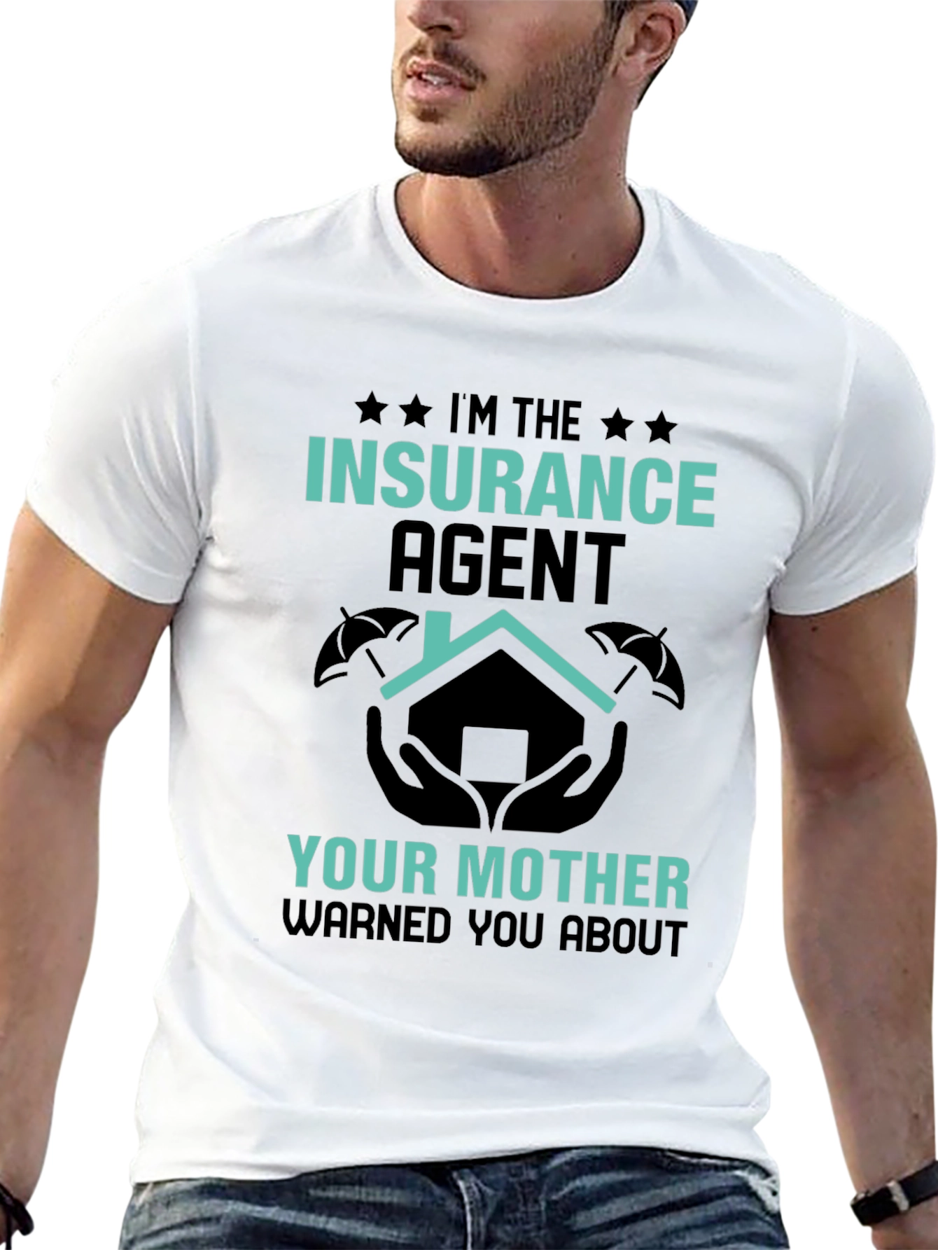 Insurance Agent Novelty Graphic T-Shirt