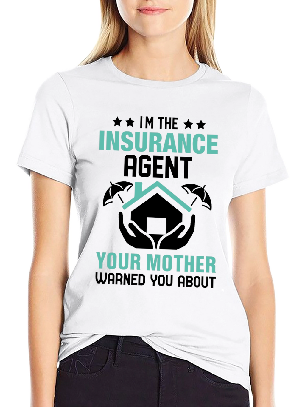 Insurance Agent Novelty Graphic T-Shirt