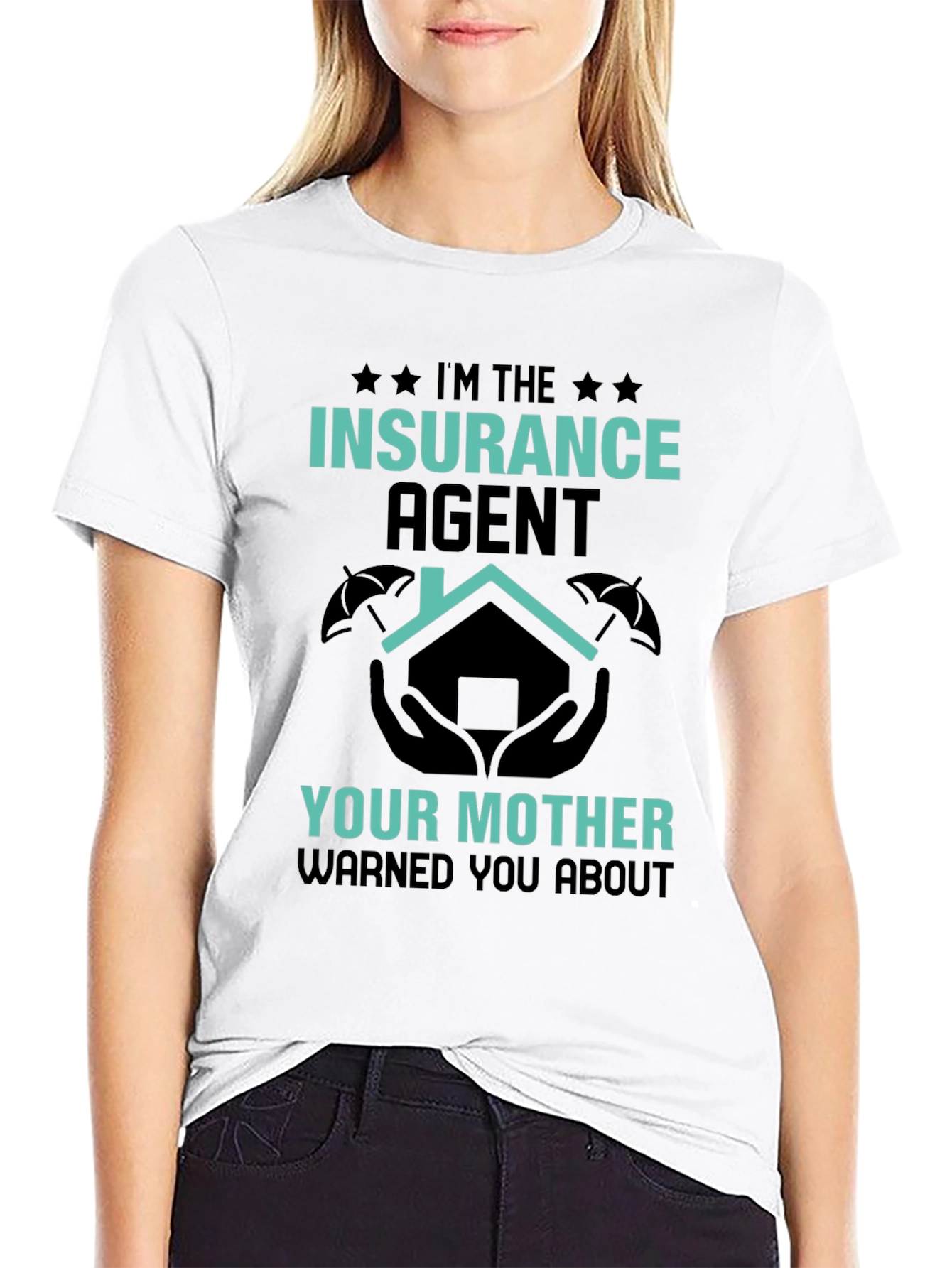 Insurance Agent Novelty Graphic T-Shirt