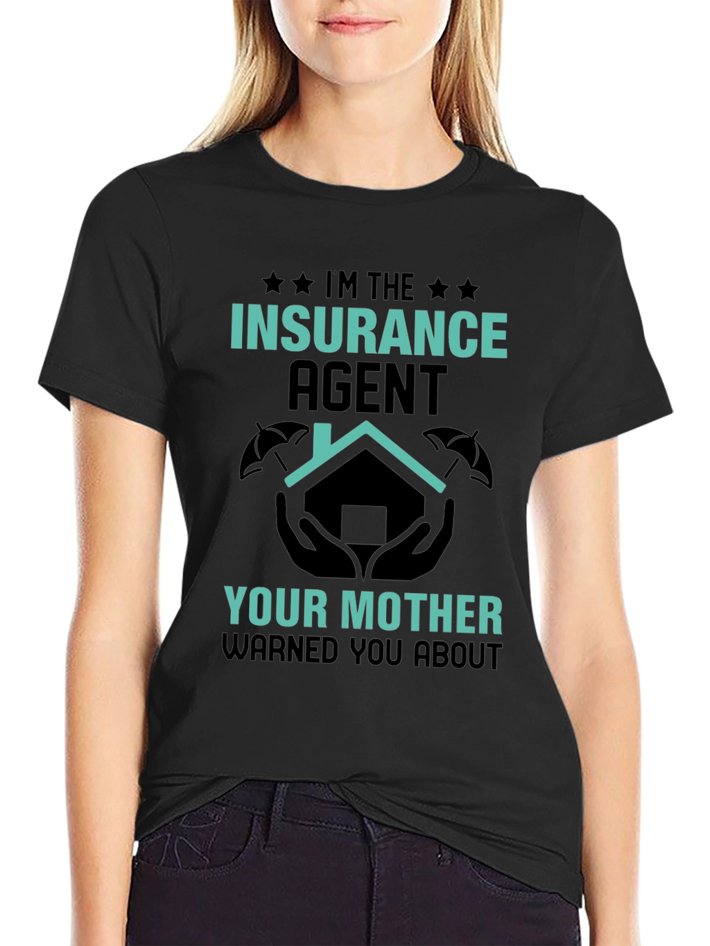 Insurance Agent Novelty Graphic T-Shirt