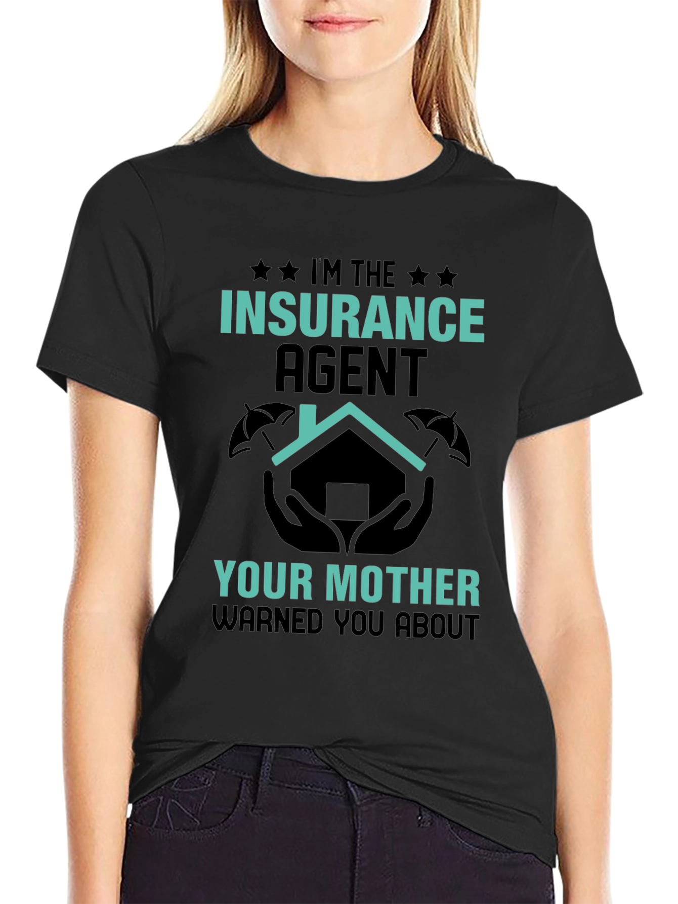 Insurance Agent Novelty Graphic T-Shirt