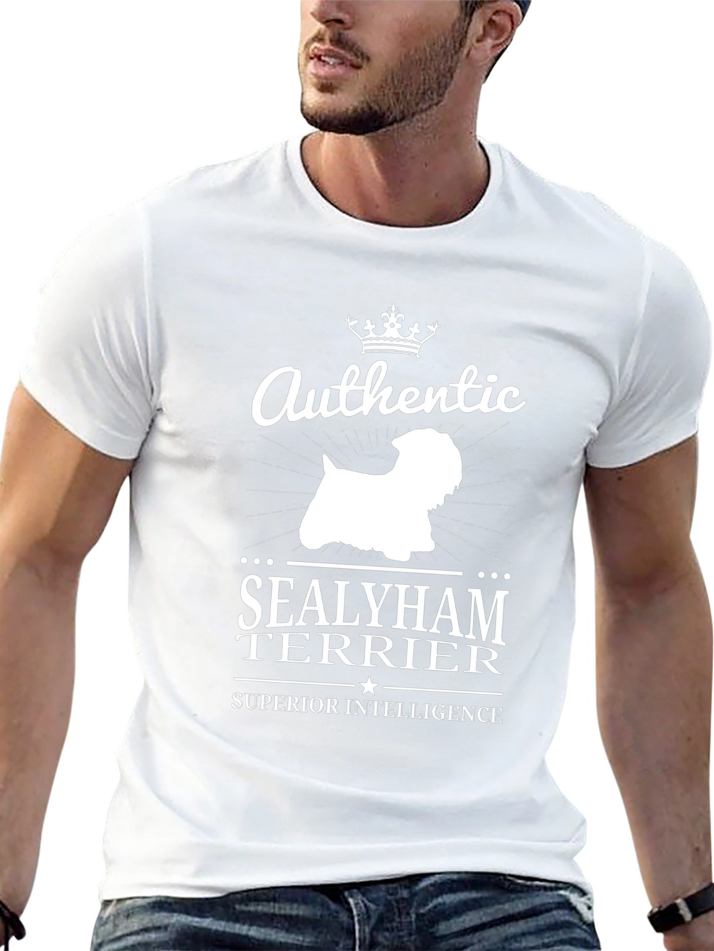 Authentic Sealyham Terrier Superior Intelligence T-Shirt