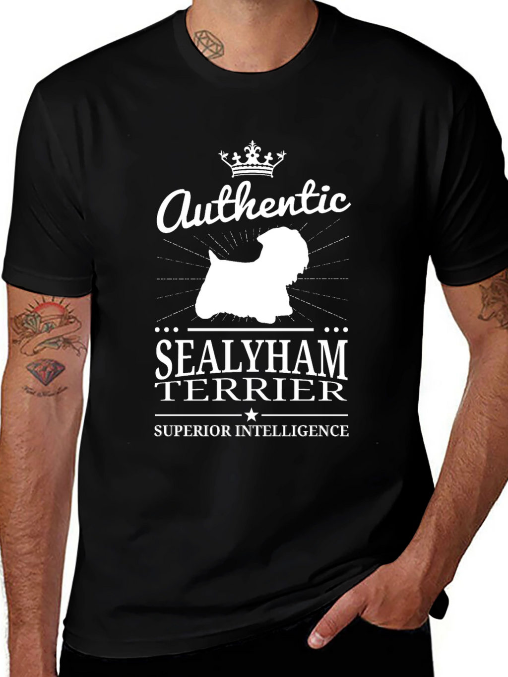 Authentic Sealyham Terrier Superior Intelligence T-Shirt