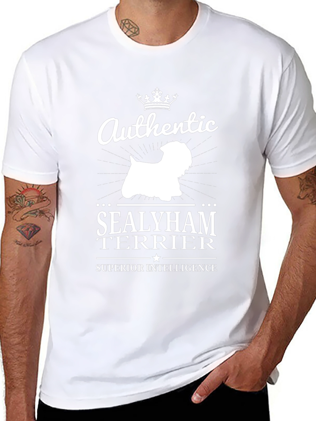 Authentic Sealyham Terrier Superior Intelligence T-Shirt