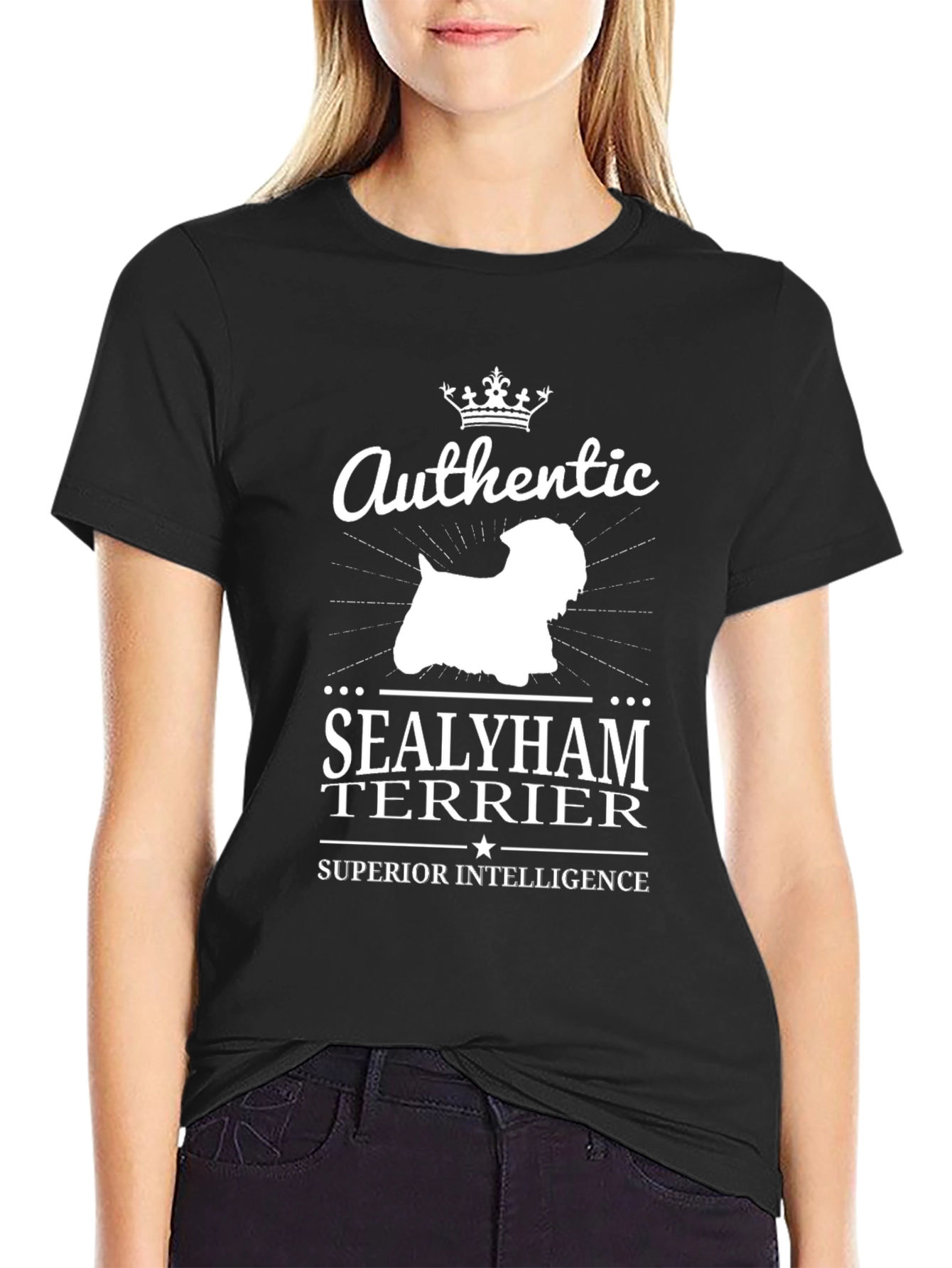 Authentic Sealyham Terrier Superior Intelligence T-Shirt