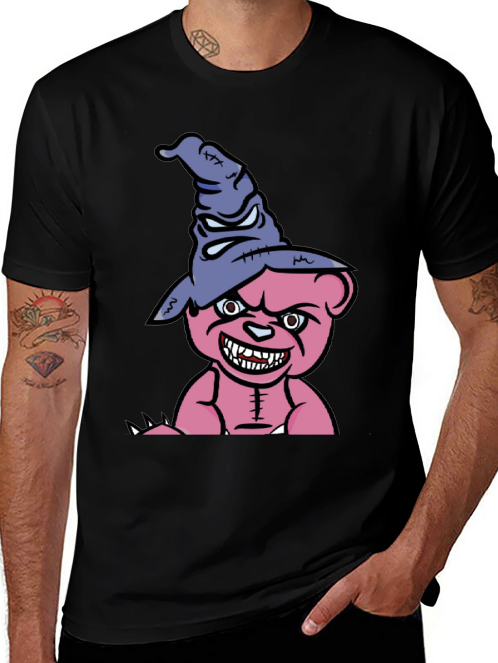 Creepy Cartoon Bear T-Shirt