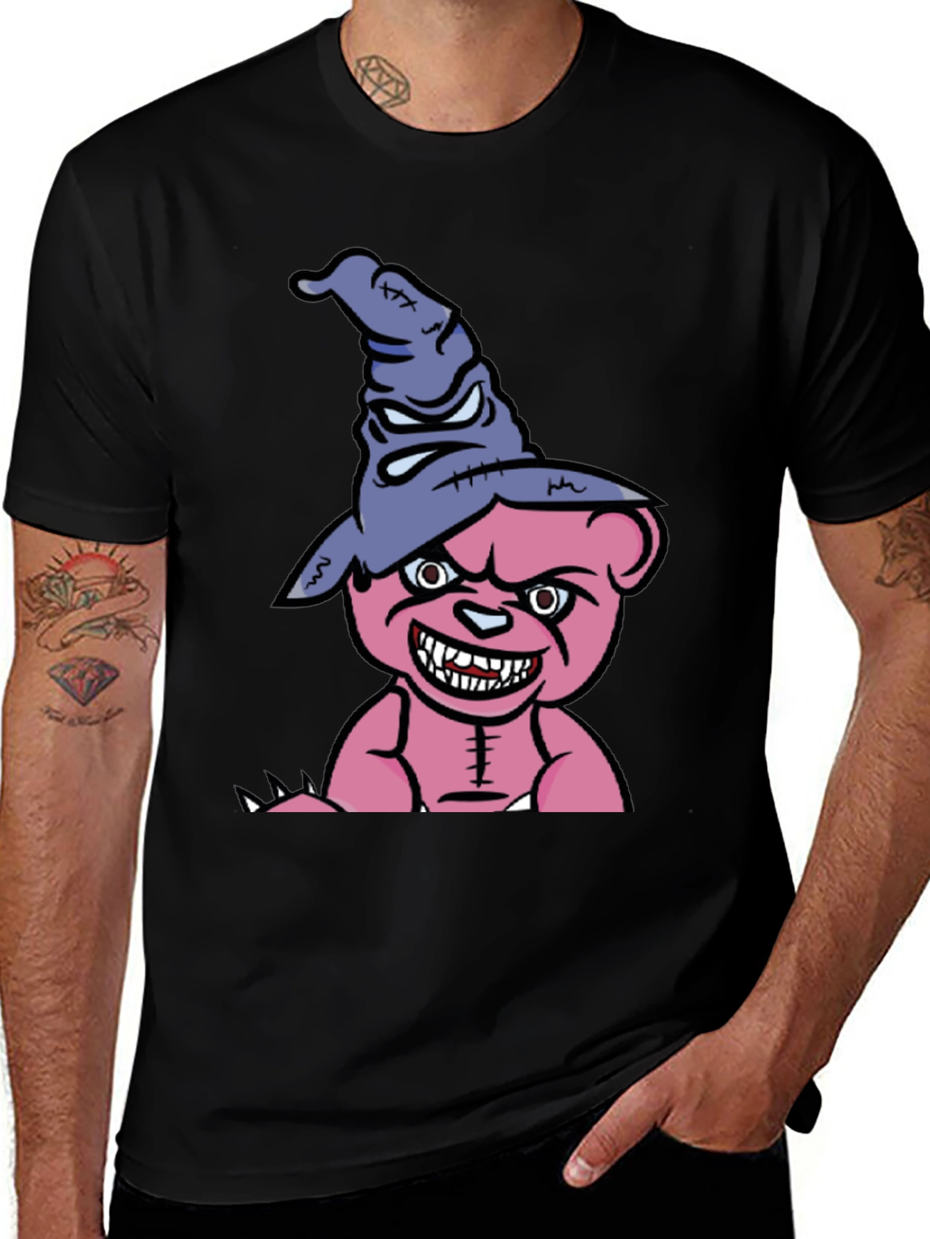 Creepy Cartoon Bear T-Shirt