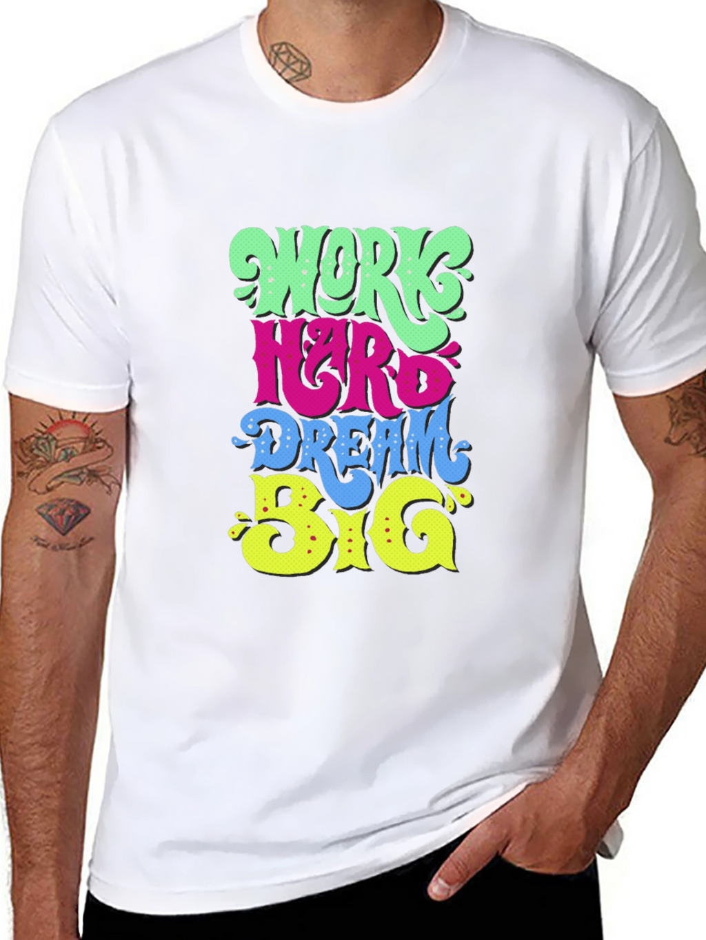 Work Hard Dream Big Graphic Tee