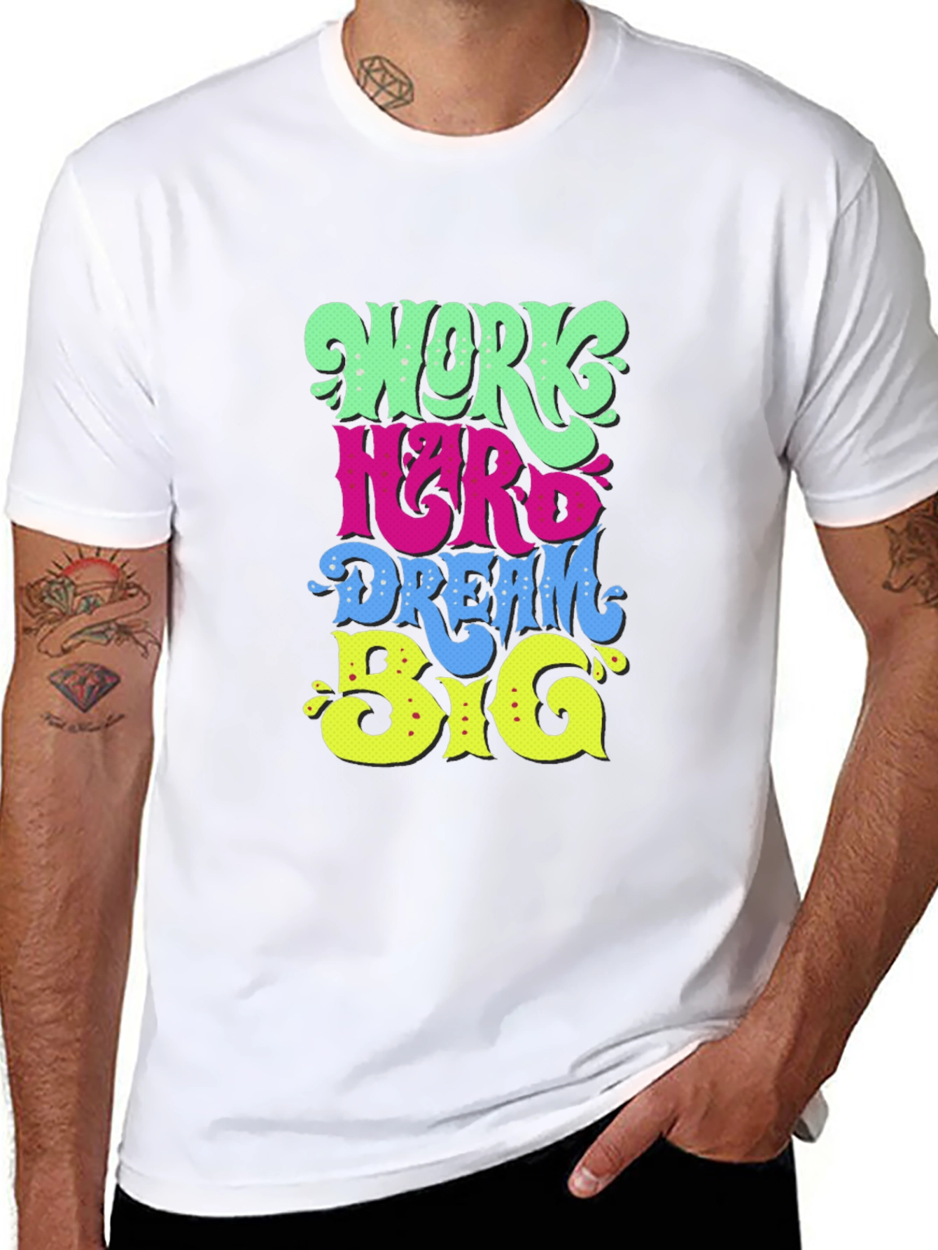 Work Hard Dream Big Graphic Tee