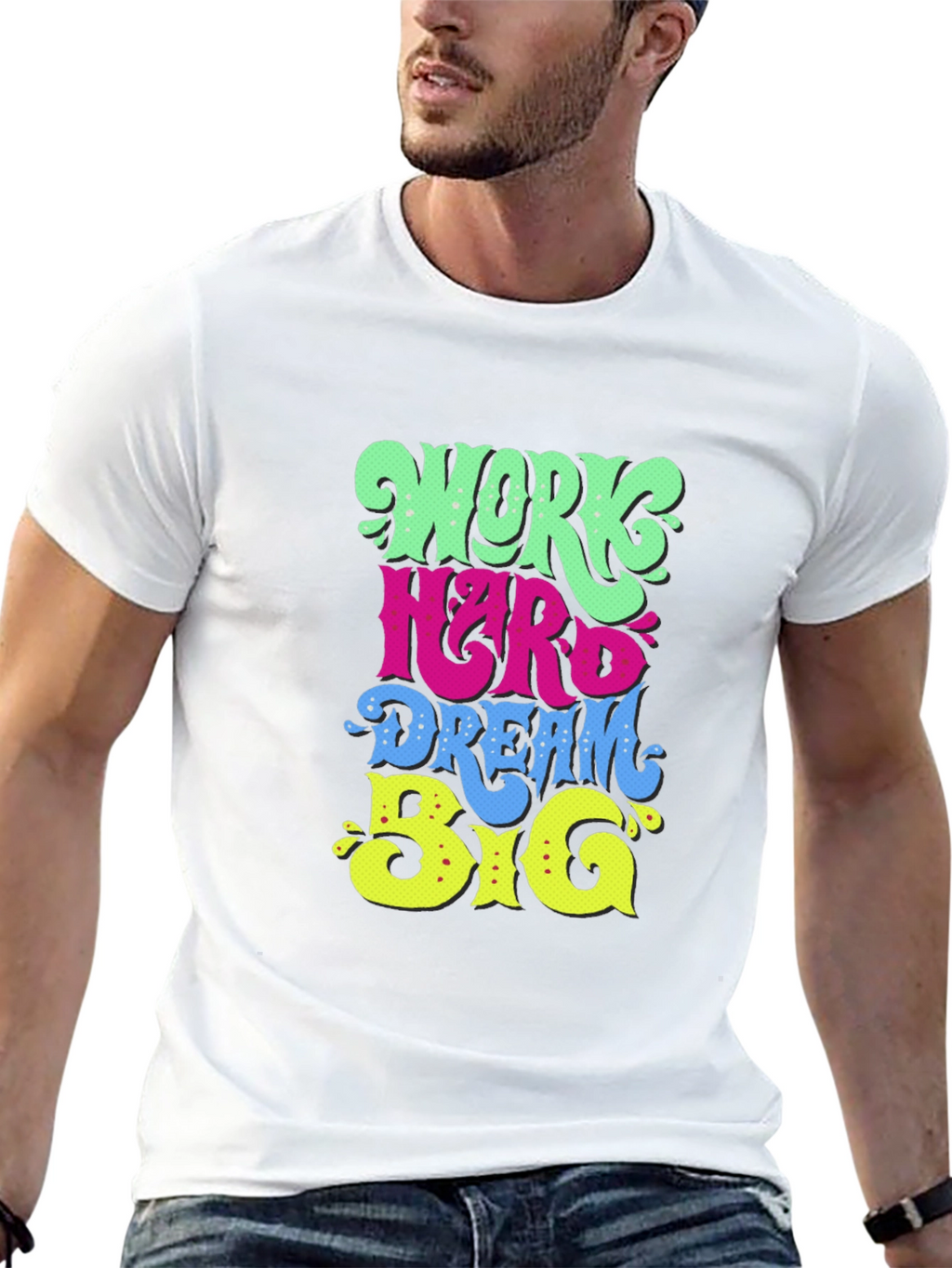 Work Hard Dream Big Graphic Tee