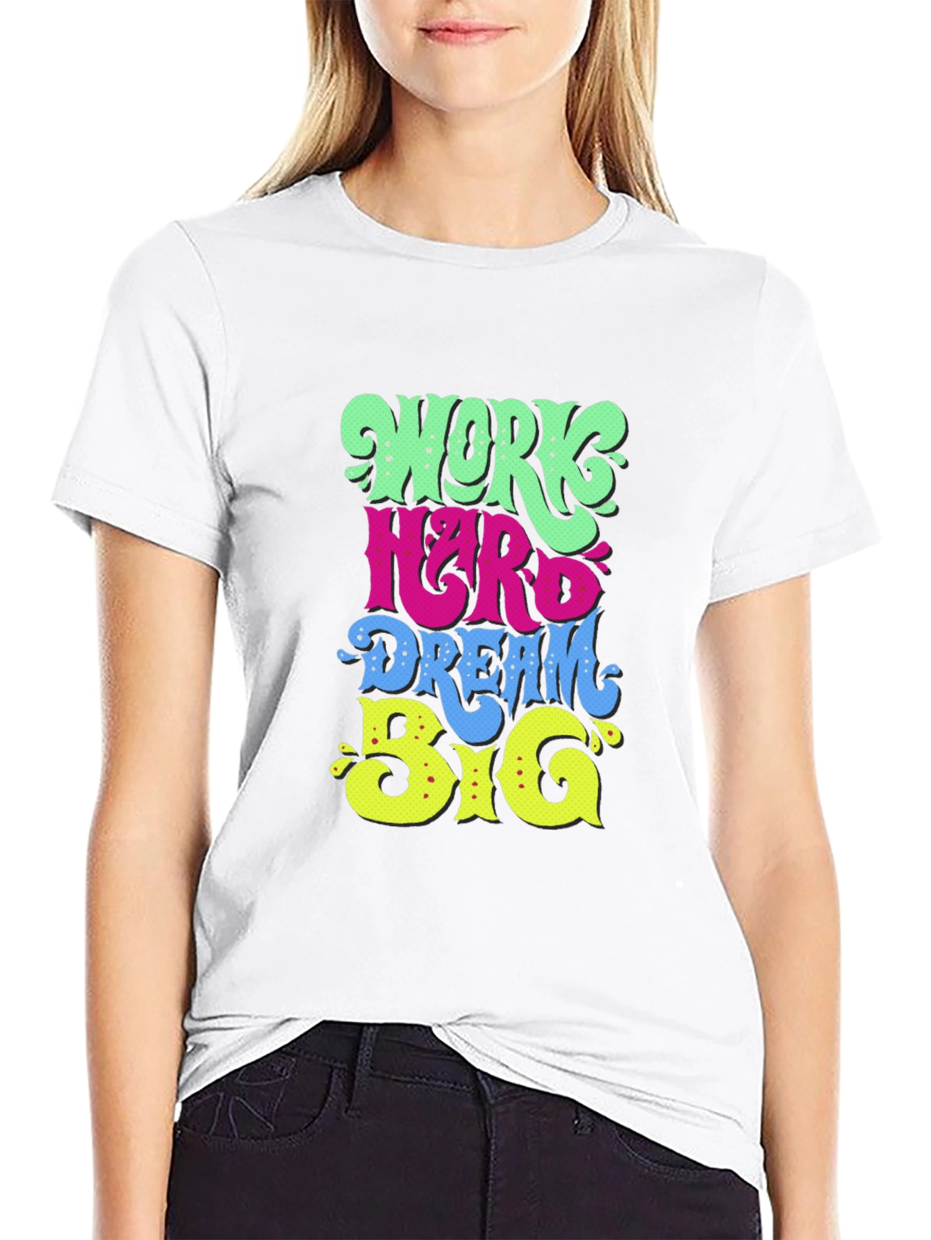 Work Hard Dream Big Graphic Tee