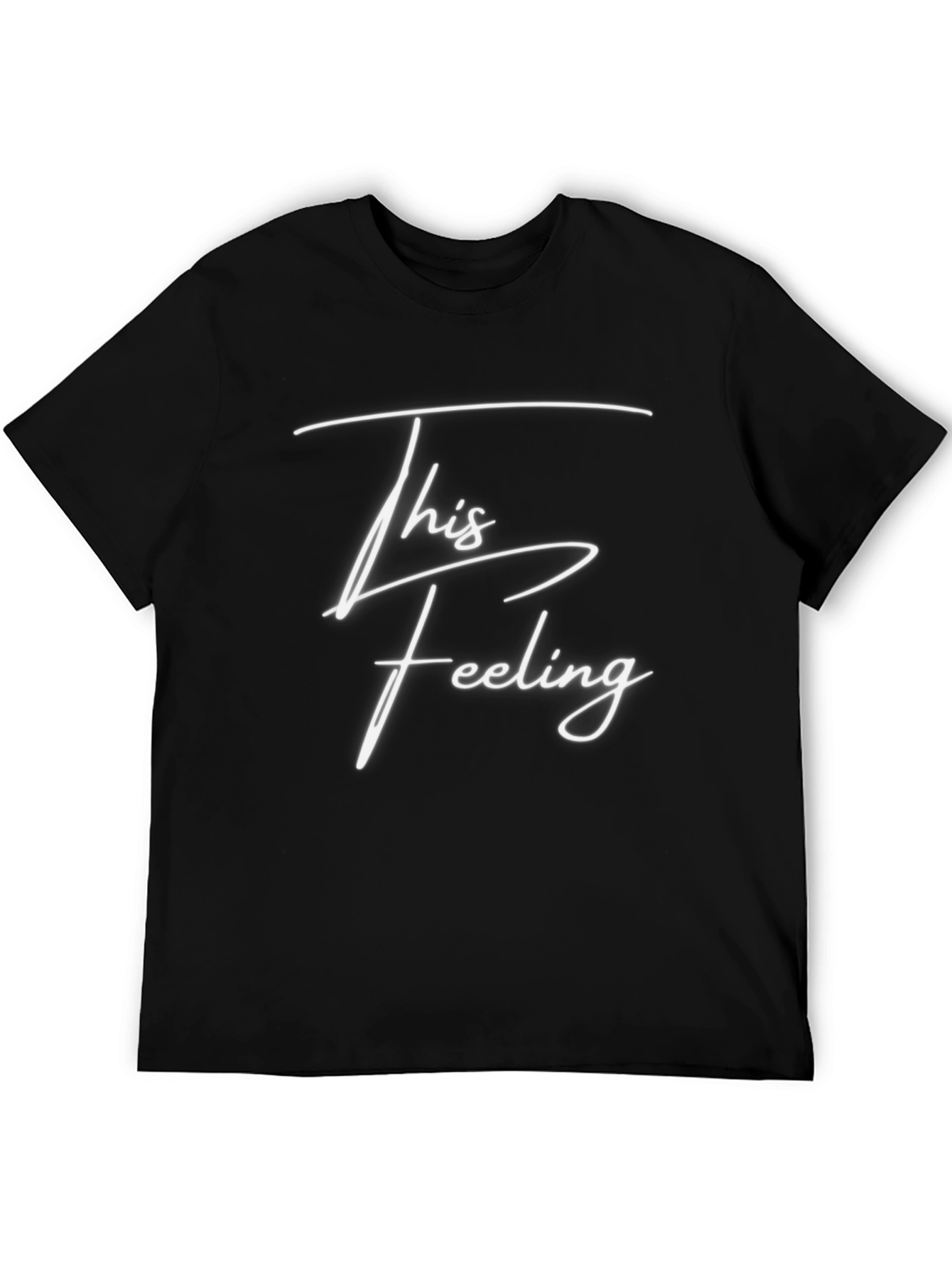 This Feeling Graphic Tee - Stylish & Trendy Black T-Shirt