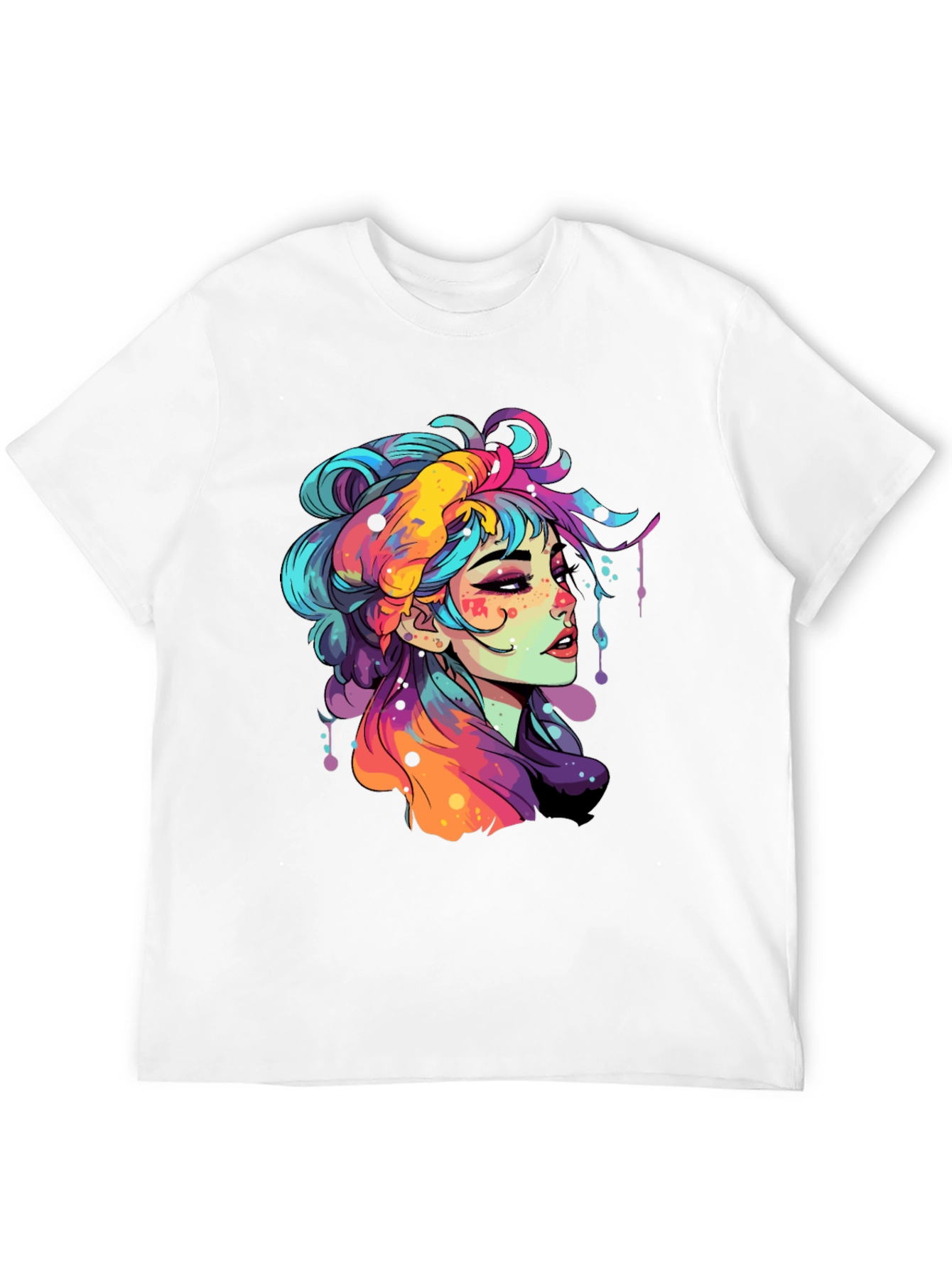Vibrant Girl Graphic Tee - Unisex Soft Cotton T-Shirt