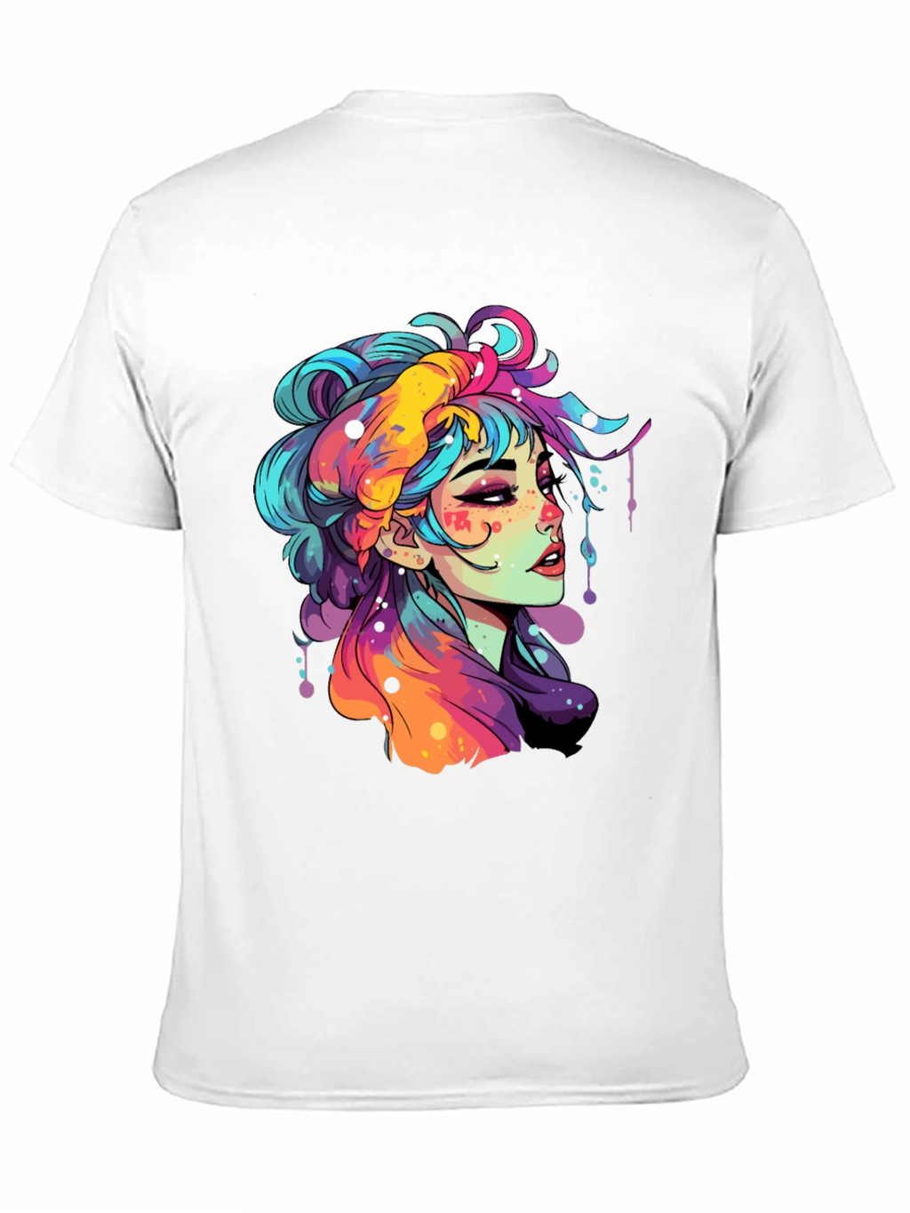 Vibrant Girl Graphic Tee - Unisex Soft Cotton T-Shirt
