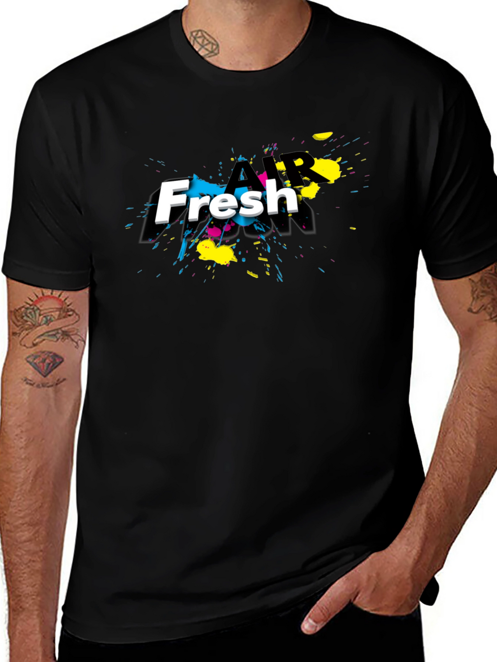 Fresh Air Black T-Shirt