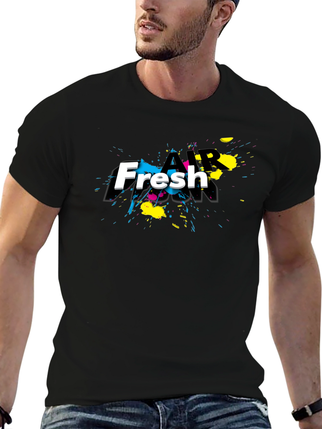 Fresh Air Black T-Shirt