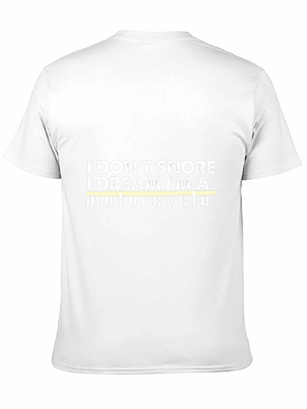 Funny Motorcycle Dream T-Shirt - Black