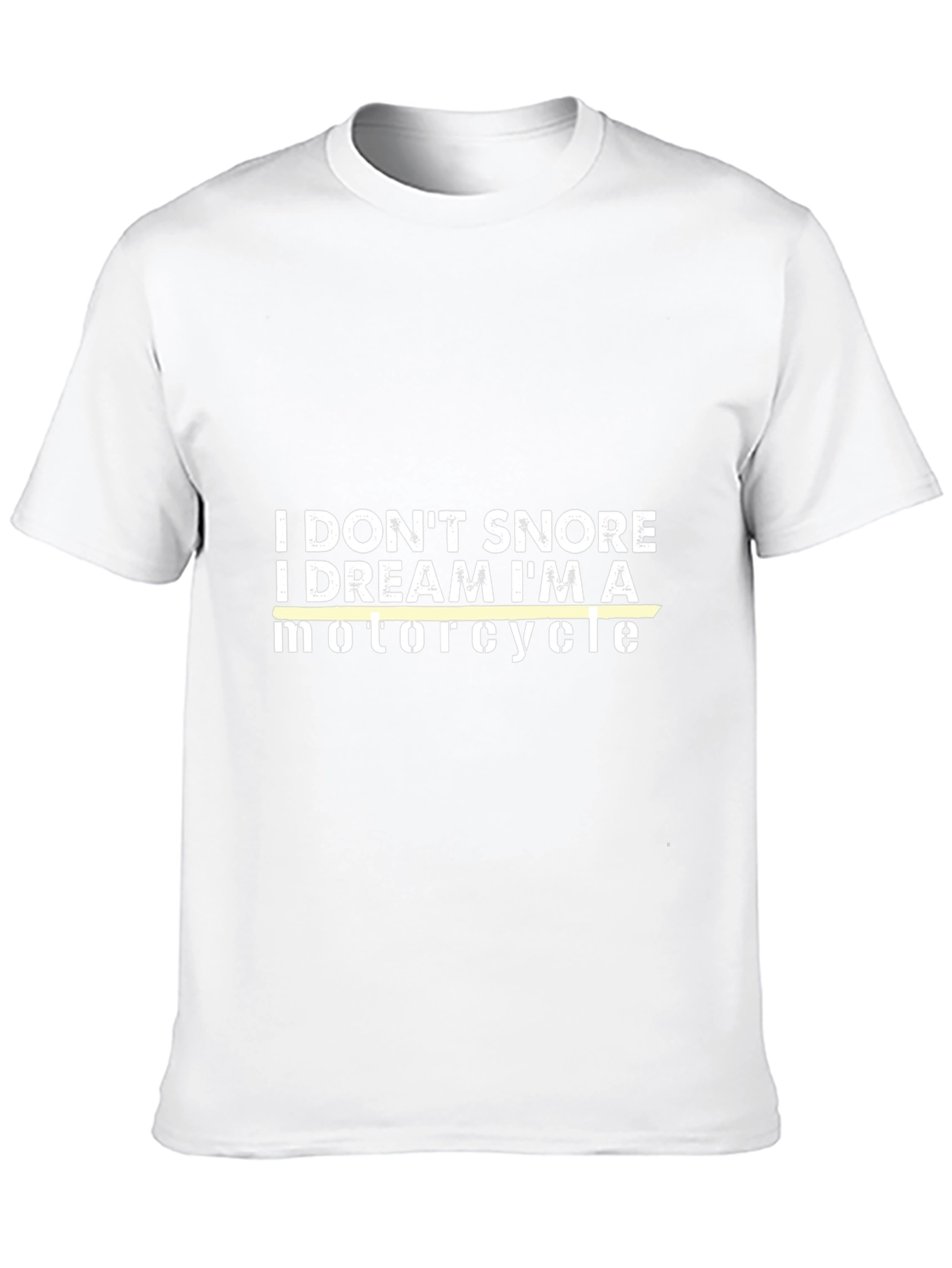 Funny Motorcycle Dream T-Shirt - Black
