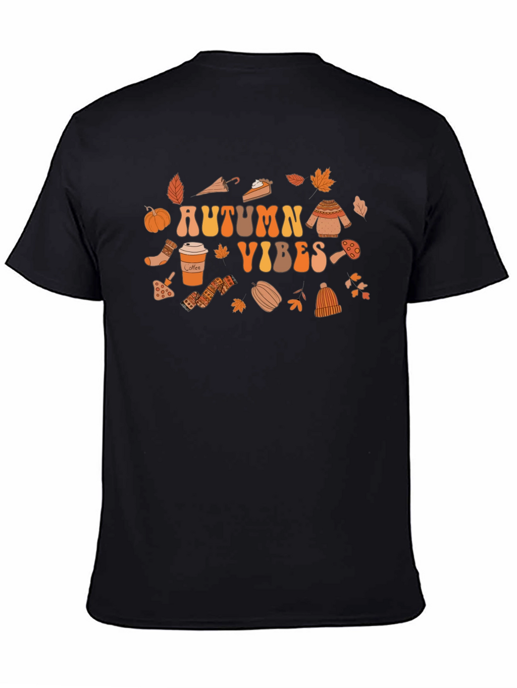 Autumn Vibes Graphic Tee - Cozy Fall Design