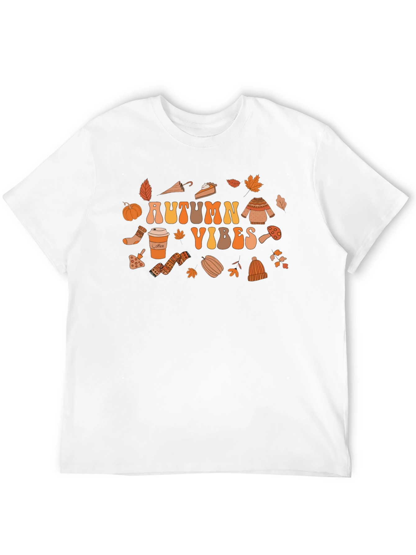 Autumn Vibes Graphic Tee - Cozy Fall Design