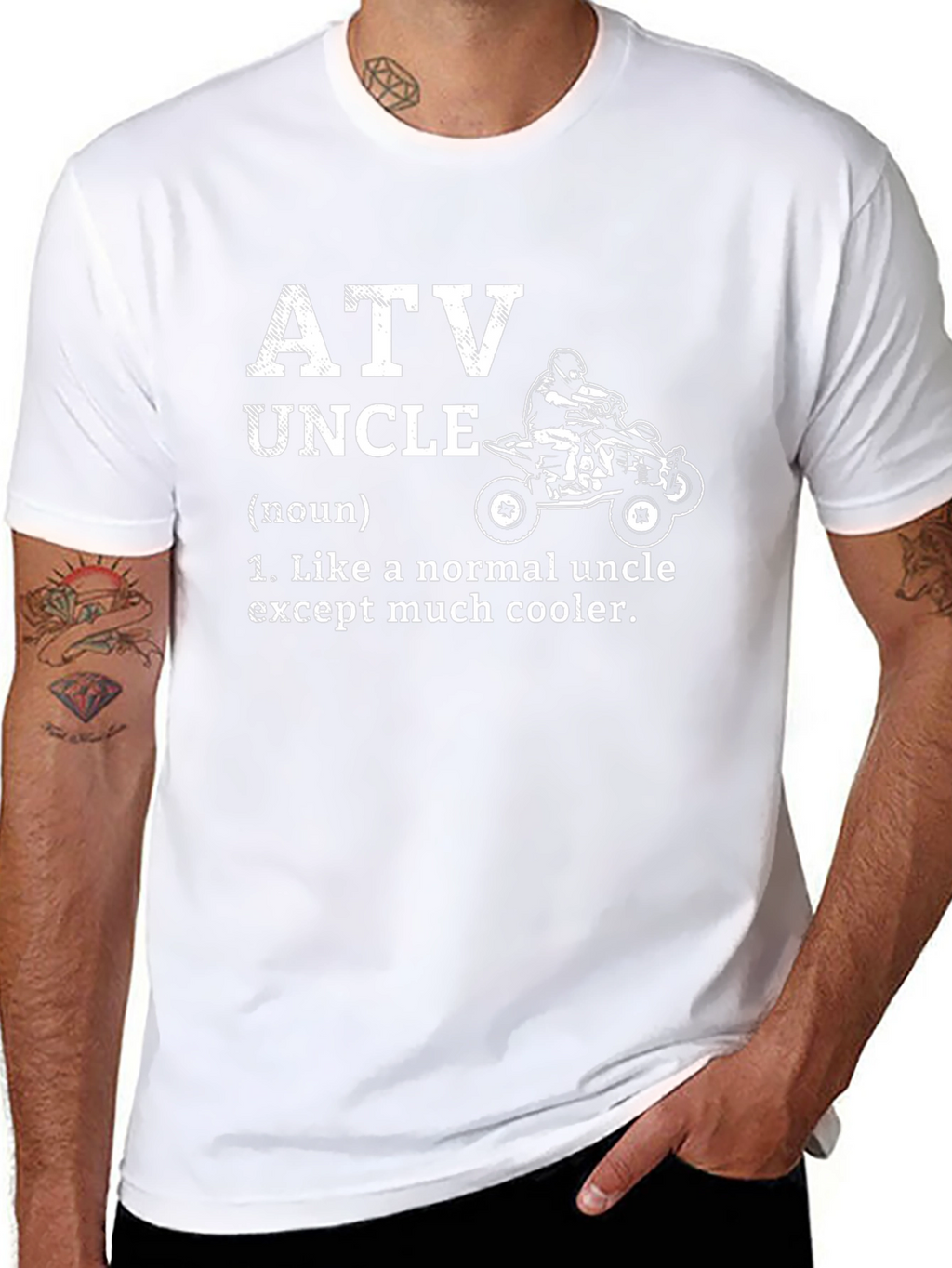 ATV Uncle Graphic T-Shirt - Cool Uncle Gift