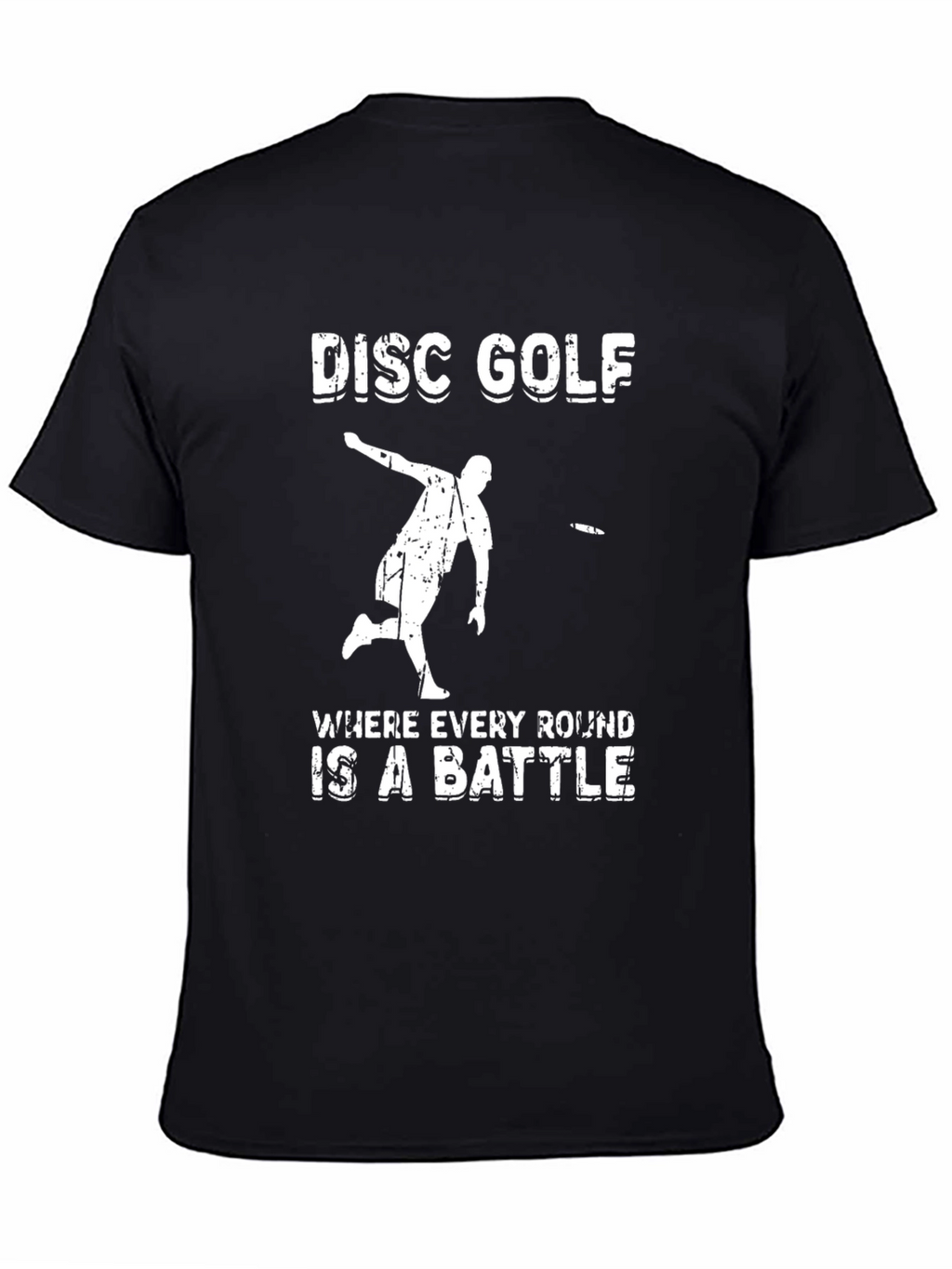 Disc Golf Battle T-Shirt - Black