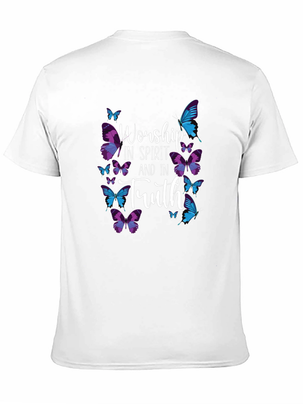 Worship in Spirit and Truth Butterfly T-Shirt