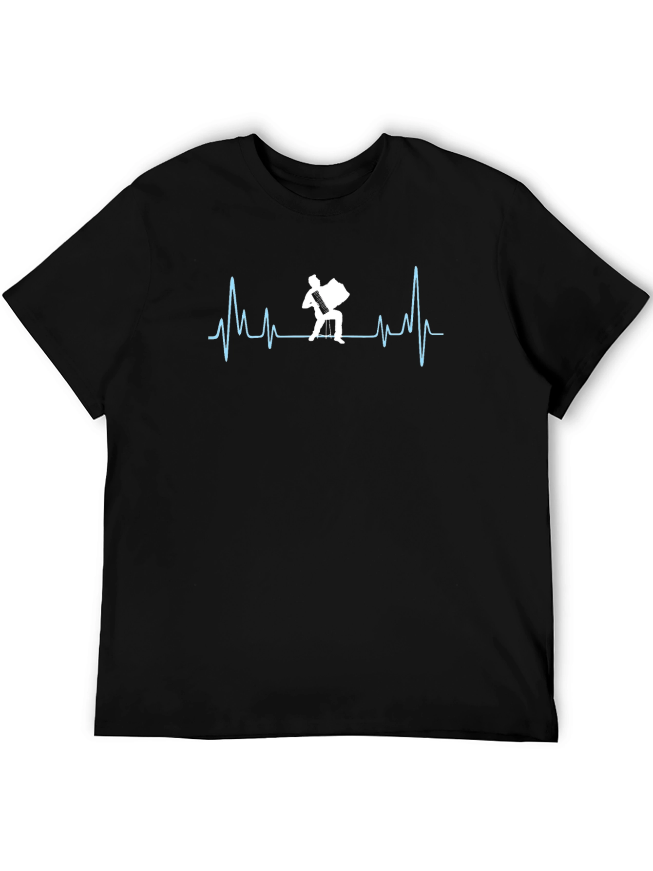 Accordion Heartbeat T-Shirt - Music Lover Tee