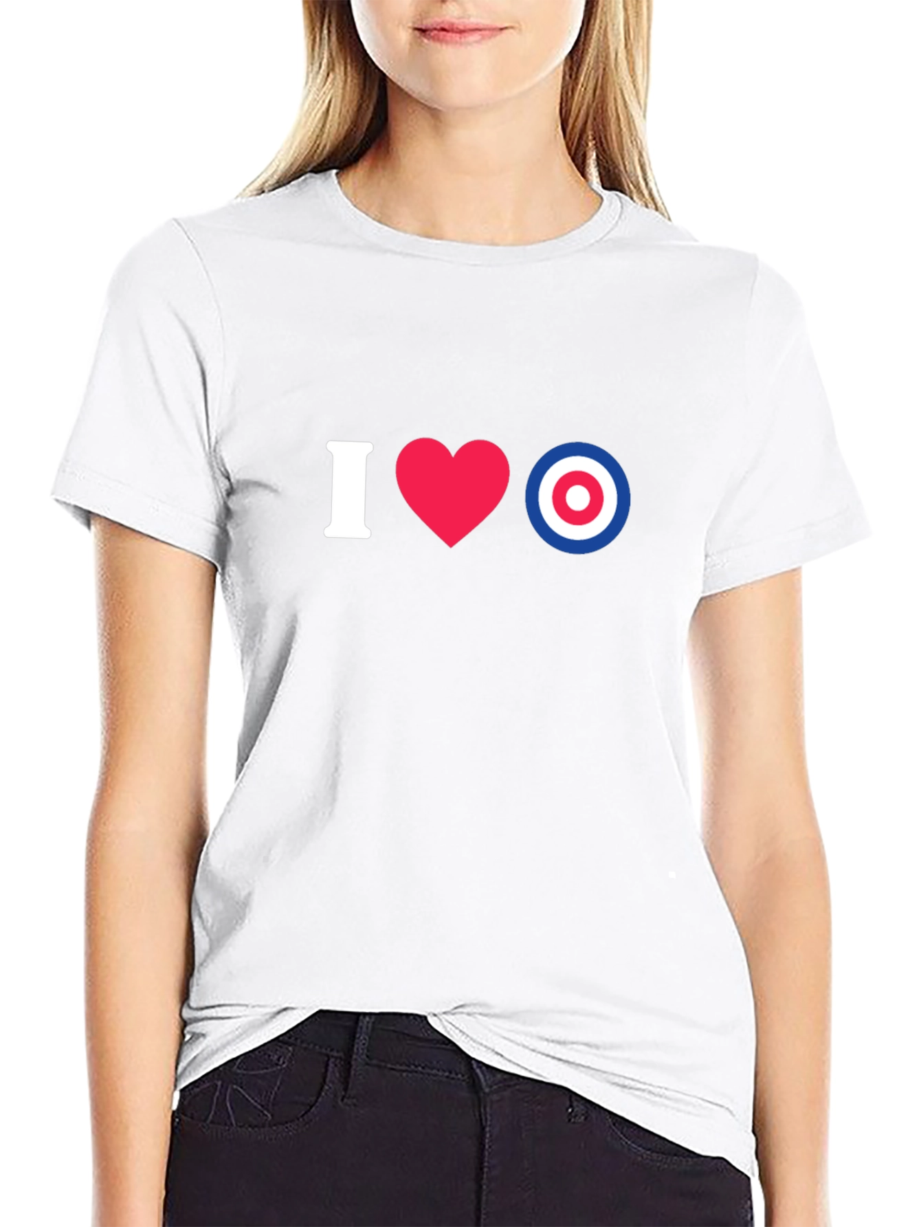 I Love Mod Target T-Shirt