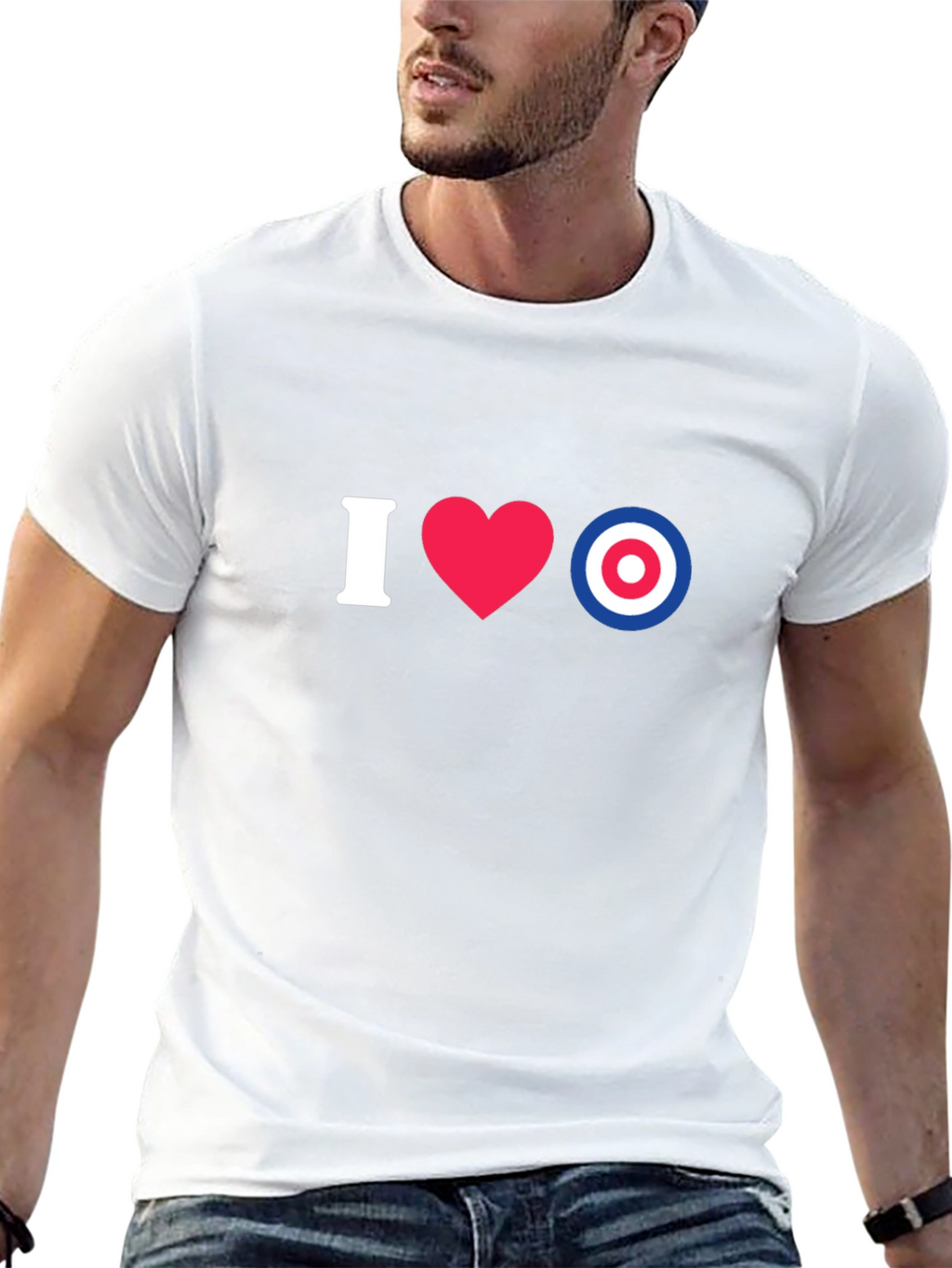 I Love Mod Target T-Shirt