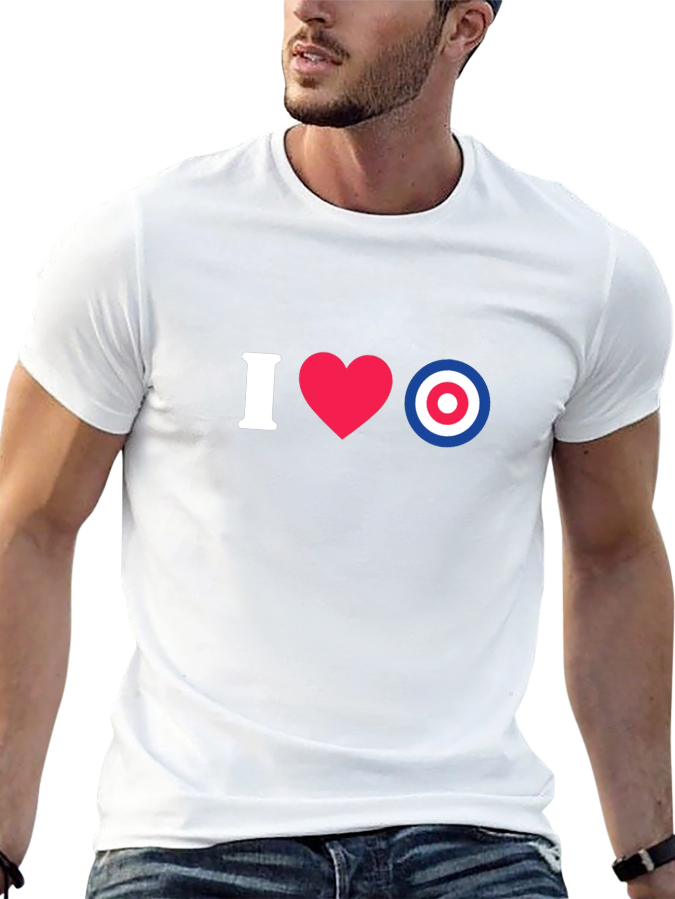 I Love Mod Target T-Shirt