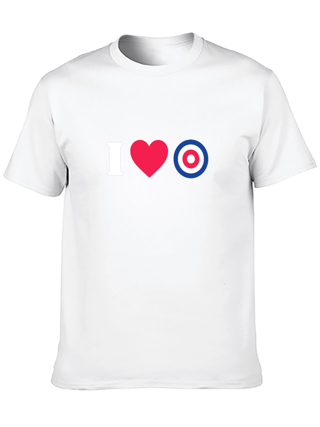 I Love Mod Target T-Shirt
