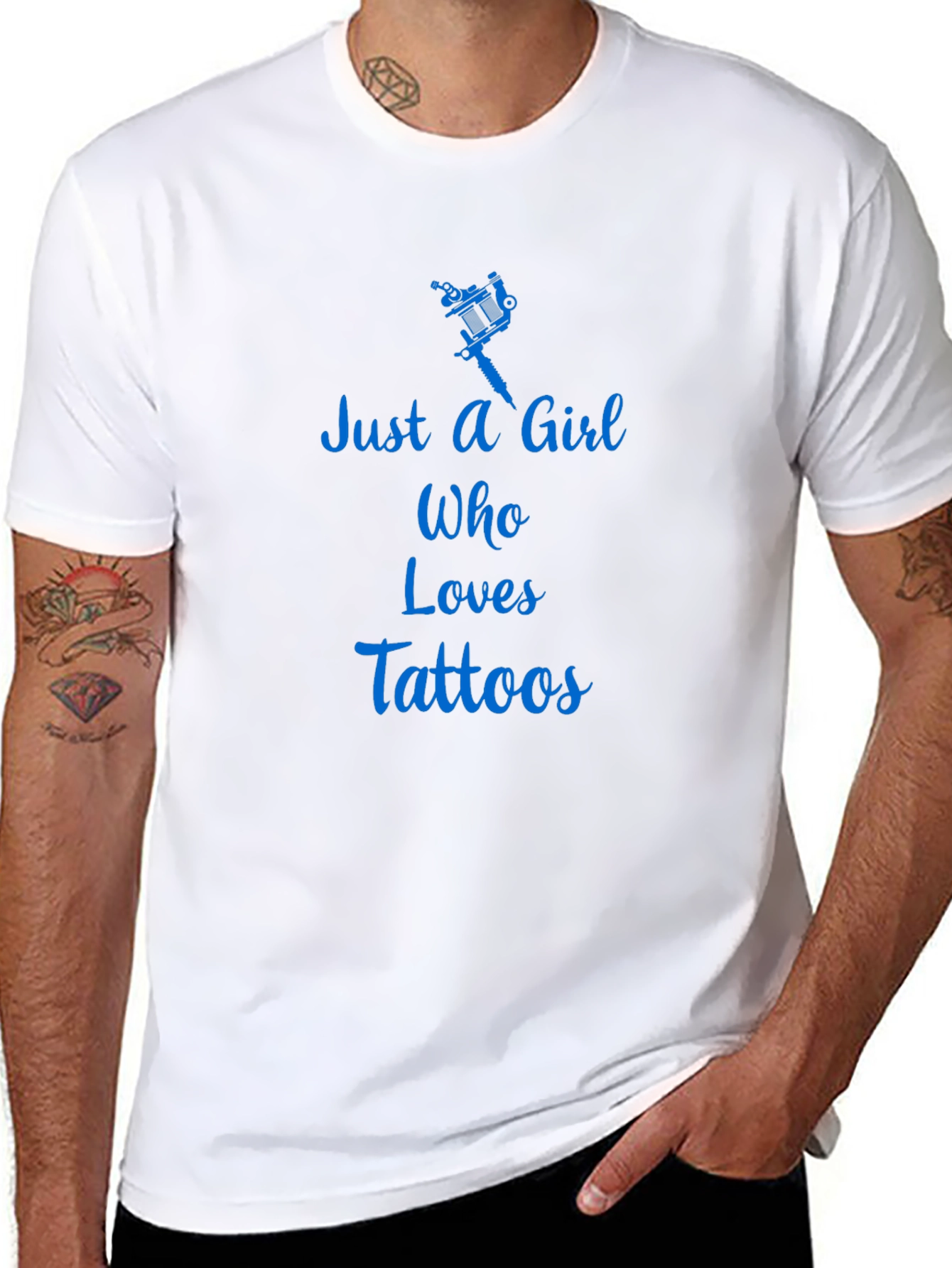 Just A Girl Who Loves Tattoos T-Shirt