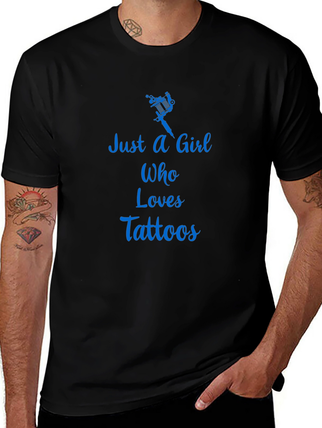 Just A Girl Who Loves Tattoos T-Shirt