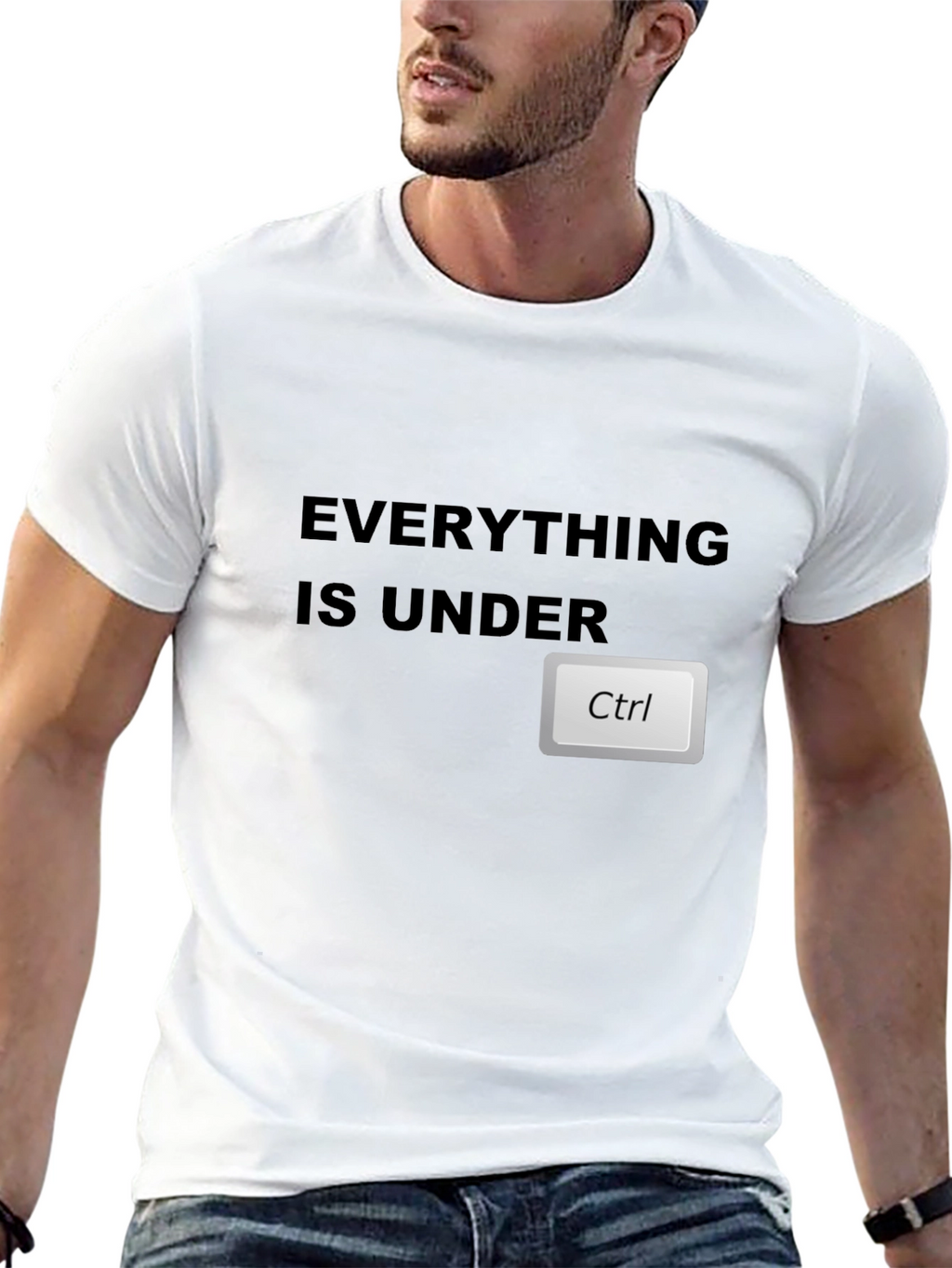 Everything is Under Ctrl Black T-Shirt
