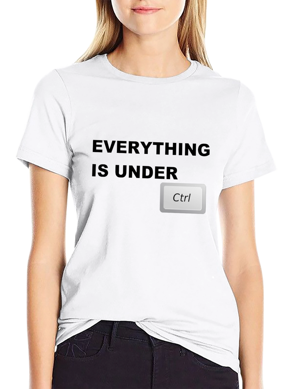 Everything is Under Ctrl Black T-Shirt