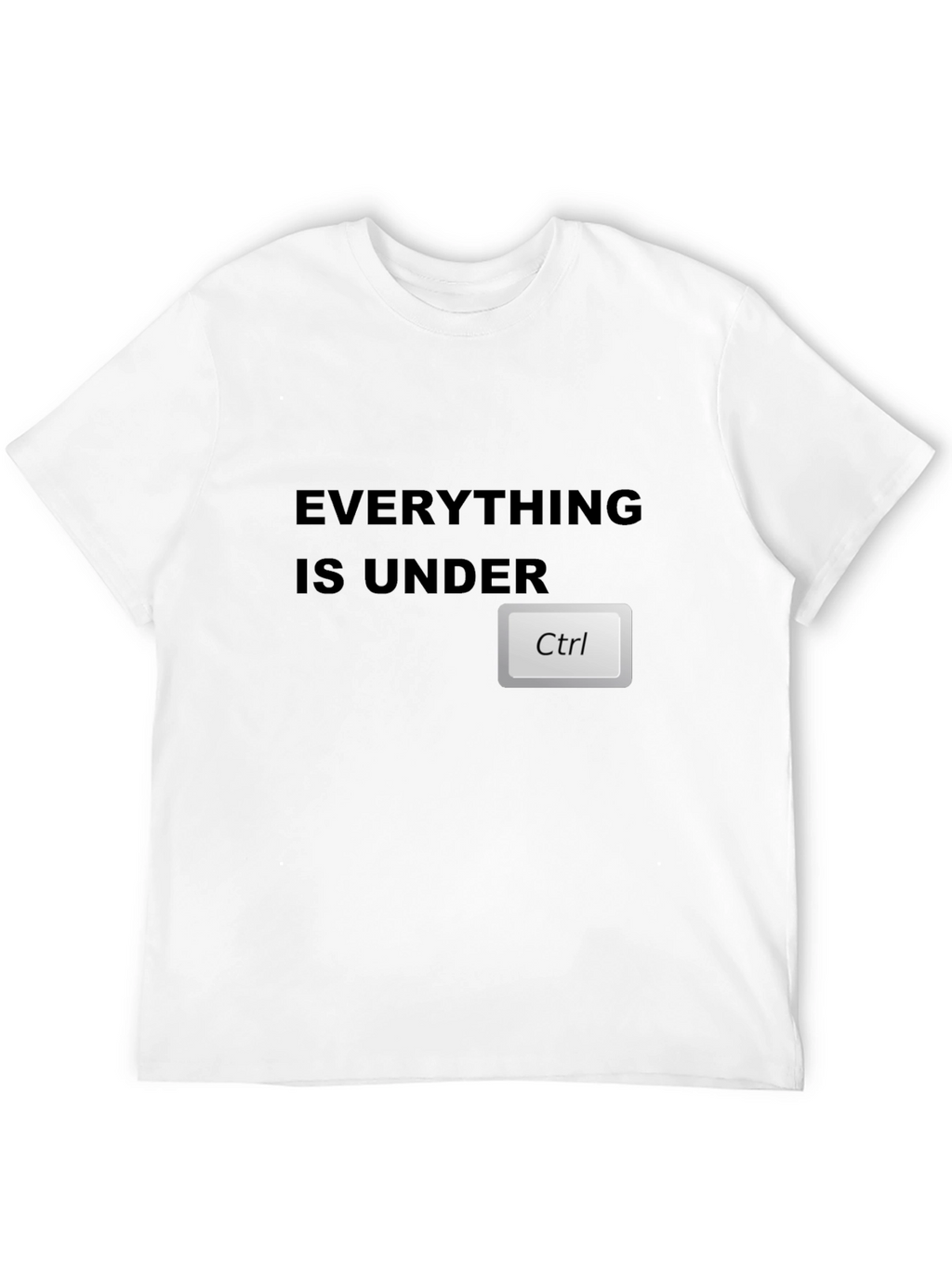 Everything is Under Ctrl Black T-Shirt