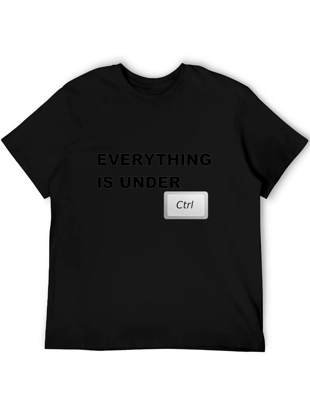 Everything is Under Ctrl Black T-Shirt