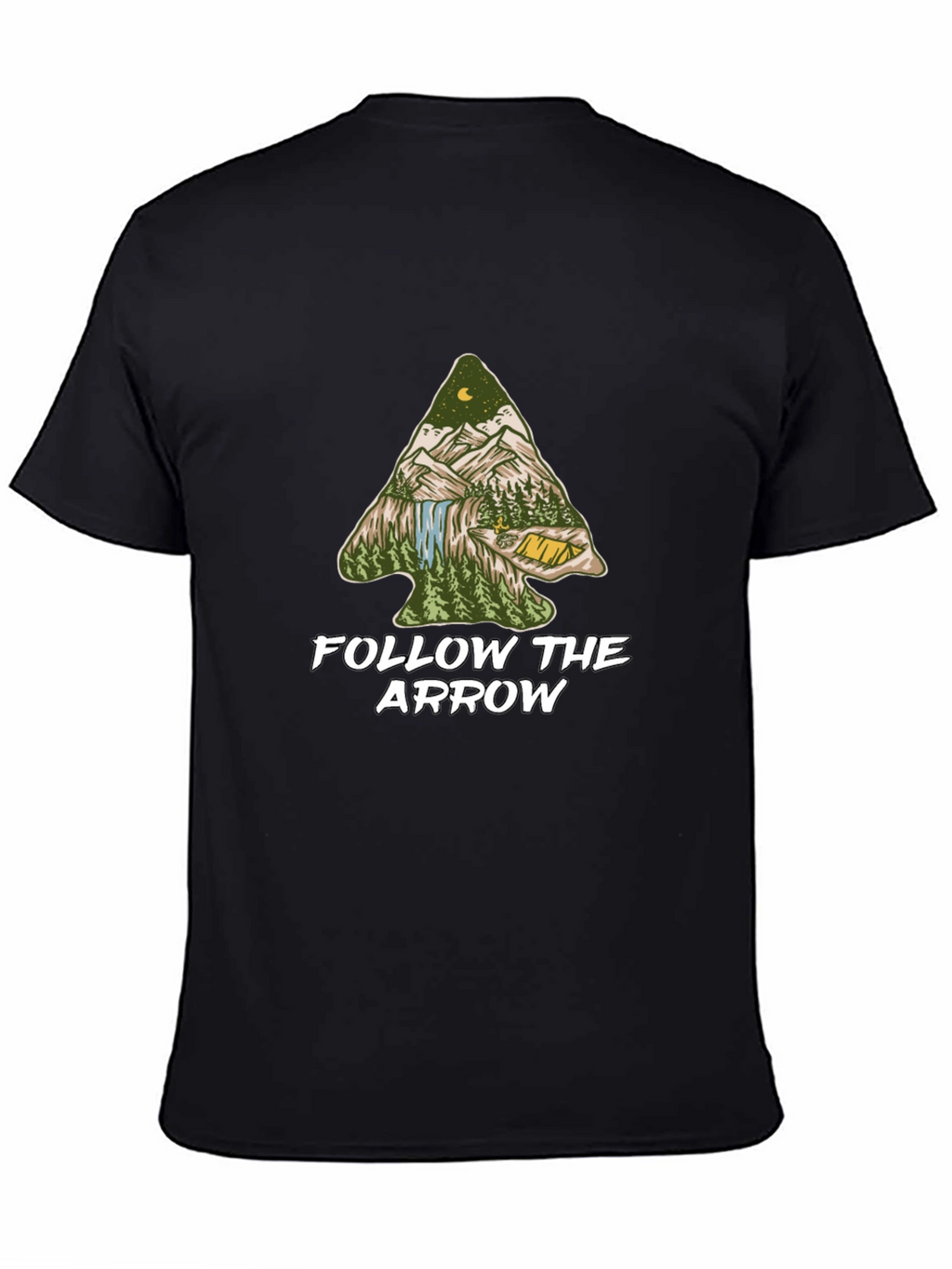 Follow the Arrow Camping Graphic Tee
