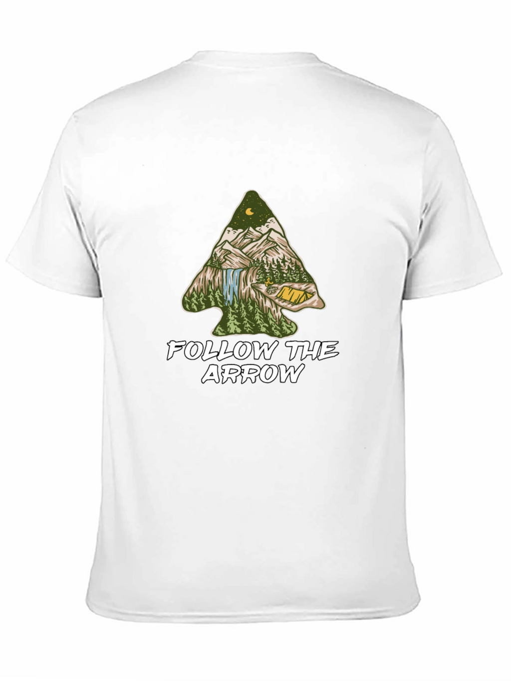 Follow the Arrow Camping Graphic Tee