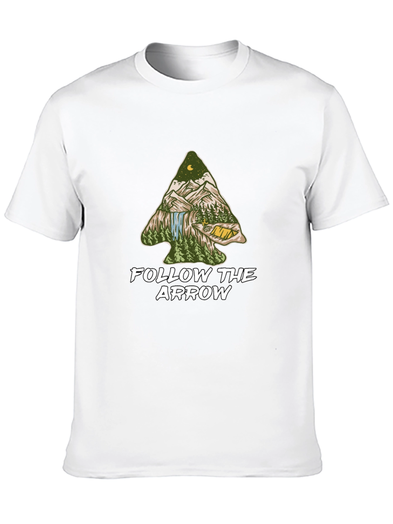 Follow the Arrow Camping Graphic Tee