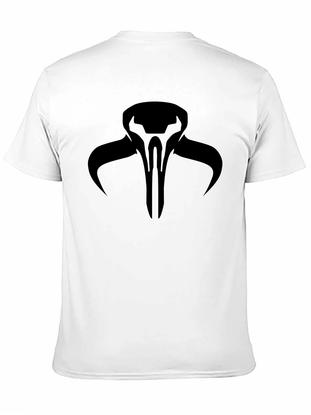 Black Mandalorian Symbol Graphic T-Shirt