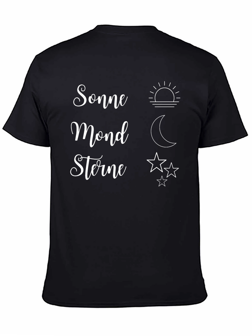 Sonne Mond Sterne Graphic T-Shirt