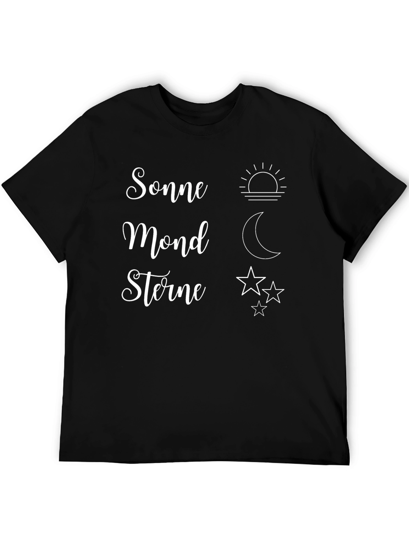 Sonne Mond Sterne Graphic T-Shirt